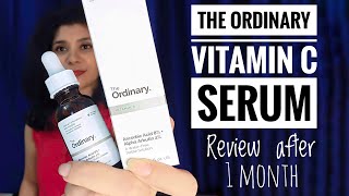 The ordinary Vitamin C serum review after 1 month  The ordinary ascorbic acid Alpha arbutin serum [upl. by Odeen880]