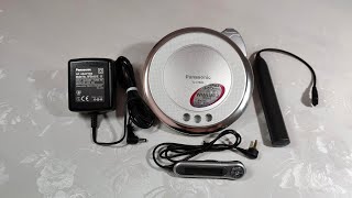 Panasonic SLCT800 Portable CD Player WMAMP3 [upl. by Eelyab]