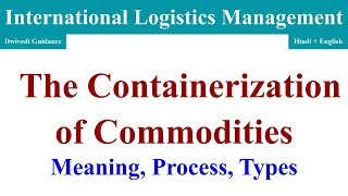 The Containerization of Commodities containerisation meaning containerization process containers [upl. by Nileuqaj550]