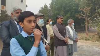 Masood Anwar Comantator in Iqbal Stadium [upl. by Sucramal76]