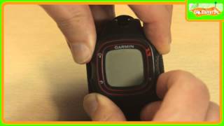 Garmin Forerunner 10 Hard Reset  English [upl. by Yun267]