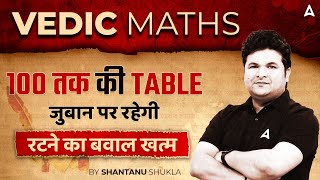 1 to 100 Table  Multiplication Table From 1 to 100 Tricks  By Shantanu Shukla [upl. by Aysan]