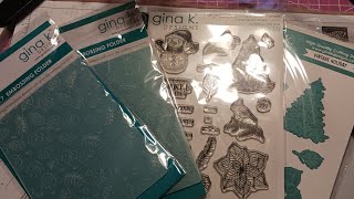 Gina K Designs  Vintage Holiday Stamp and Die Set [upl. by Enyr659]