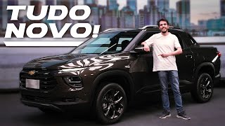 Nova Chevrolet Montana Premier 2023  TUDO SOBRE A NOVA RIVAL DA FIAT STRADA TORO E RENAULT OROCH [upl. by Piper918]