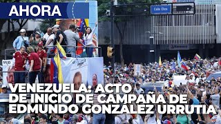 Acto de Inicio de Campaña de Edmundo González Urrutia  4Jul [upl. by Rhianon145]