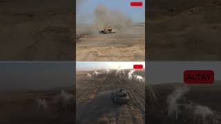 BATTLE IN THE SAND  ABRAMS Vs ALTAY militarytank tanks army [upl. by Dent]