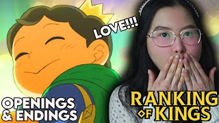 First Time Reacting to Ranking of Kings Opening amp Ending  New Anime Fan ANIME OP ED REACTION [upl. by Anole]