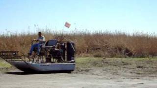 Predator Airboat Lycoming 4 Cylinder First Test Run [upl. by Laerol807]