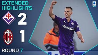 FIORENTINAMILAN 21  EXTENDED HIGHLIGHTS  SERIE A 202425 [upl. by Stubbs]