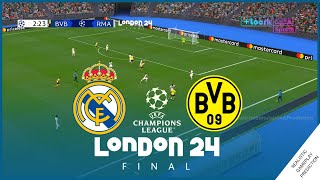 BORUSSIA DORTMUND vs REAL MADRID FINAL UEFA CHAMPIONS LEAGUE 2024  Simulation amp Prediction [upl. by Sup]