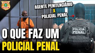 O QUE FAZ UM POLICIAL PENAL QUAL A DIFERENÇA AGENTE PENITENCIÁRIO PARA POLICIAL PENAL [upl. by Corene]