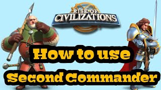 Rise of Kingdoms  Beginners Guide  How to use Second Commander [upl. by Ginnie335]