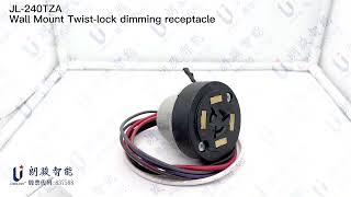 JL240TZA External Mounting 7Pin NEMA Socket Photocontrol Dimming Receptacle Rear Cover [upl. by Irmine]