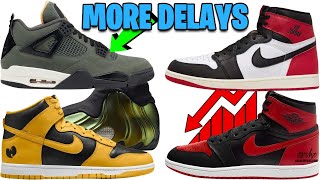 MORE DELAYS UNDEFEATED JORDAN 4 AJ 1 BLACK TOE REIMAGINED  JB CUTTING BACK ON AJ1 RELEASES  MORE [upl. by Sorgalim]