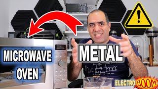 METAL in MICROWAVE Oven Is NOT That Dangerous [upl. by Ila]