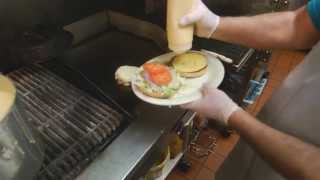 Franks Kraut amp Crescent Moon Restaurant Official Omaha Reuben Burger Recipe [upl. by Enwad]