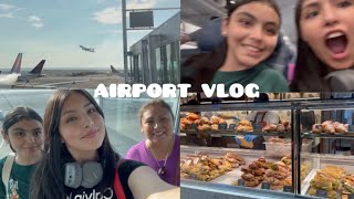 TRAVEL VLOG flying to italy ✈️ airport vlog [upl. by Samala]