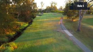 Oxley Golf Club  Hole 5 [upl. by Annoeik]