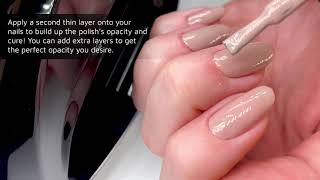 How to Apply gel polish with Mylee [upl. by Edlitam]