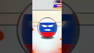 russia ukraine conflict countryballs ukraine usa russiaukrainewar [upl. by Ennayehc]