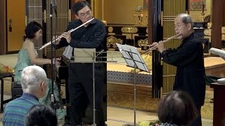 フルート：小出信也 山下 博央 flute Shinya Koide Bach  BWV 208 [upl. by Dougal]