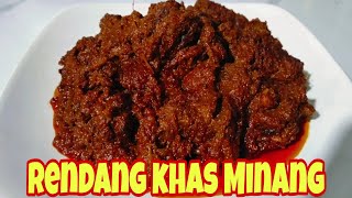 RENDANG DAGING ASLI PADANG COCOK BUAT MENU LEBARAN 18 Maret 2024 [upl. by Ahar664]