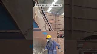 XRIDO hammer mill shredder system working sitemetal recycling equipmentmetalrecycling shredder [upl. by Neirod]