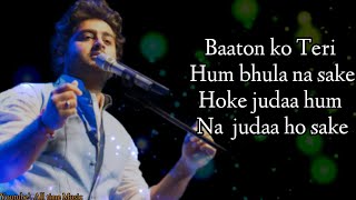 Baaton ko Teri Song lyrics  Arijit Singh  Abhishek bachchan amp Asin  Full Song [upl. by Festus]