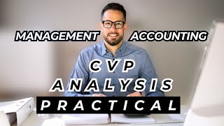 CVP ANALYSIS  PRACTICAL QUESTION SOLVED [upl. by Nidla884]