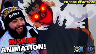 THIS ANIMATION IS CRAZY l One Piece Episode 1109 Reaction [upl. by Rome]