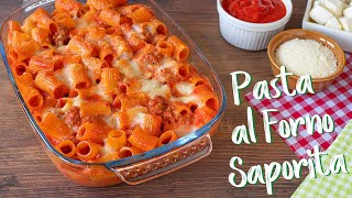 PASTA AL FORNO SAPORITA Ricetta Facile di Benedetta  Baked Pasta Easy Recipe [upl. by Enrak]