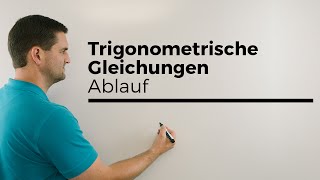 Trigonometrische Gleichungen Masterplan Ablauf sinx cosx  Mathe by Daniel Jung [upl. by Granny]