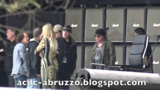 ACDC and AXL ROSE  Soundcheck  Rehearsals Lisbon 2016 [upl. by Anthe]