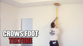 EASY How to Crows Foot a Ceiling [upl. by Berck838]