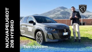 Nuova Peugeot 208 Hybrid la recensione di Twin System [upl. by Anahc]