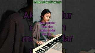 Mundur Alon Alon KARAOKE Keyboard by Adel [upl. by Osugi]