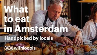 The 10 things to eat in Amsterdam  WHAT amp WHERE to eat by the locals 👫🧀 Amsterdam cityguide [upl. by Adnoluy]