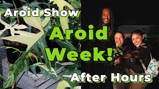 Aroid Week  International Aroid Society Show 2021  Aroid Greenhouses After Hours Party [upl. by Kath830]