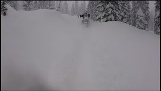 Snowbike Timbersled March CANADA [upl. by Atiuqin384]