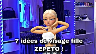 7 idées de visages fille ZEPETO [upl. by Bowe102]