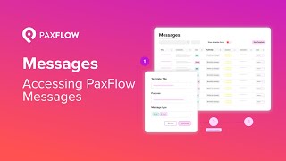 Accessing PaxFlow Messages [upl. by Ettenwahs984]