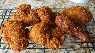 How To Make The Crunchiest Fried Chicken [upl. by Munt]