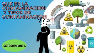 🌎Que es la contaminación causas y consecuencias  tipos de contaminación [upl. by Elehcor618]