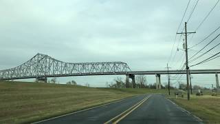 Driving through African Slave Based Plantations along the Mississippi River [upl. by Ailecec]