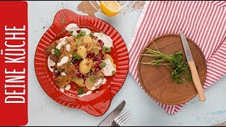 Selbstgemachte Fischstäbchen mit Kartoffelsalat  REWE Deine Küche [upl. by Lerud]