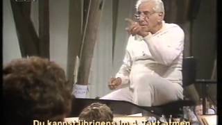 Leonard Bernstein in Salzau  Proben zu Schostakowitsch Symphonie Nr 1 VHS [upl. by Ackley]