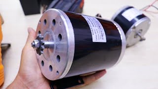 48V 500W MY1020 Electric Brushed Motor 2500Rpm w bracket For Scooter EBike Mini Bike Go Kart [upl. by Desma639]