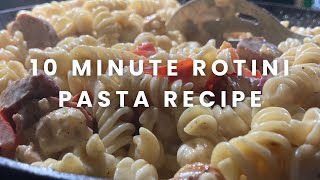 10 MINUTE PASTA RECIPE  EASY ROTINI RECIPE 10minutesrecipe rotini pasta cookingchannel [upl. by Aryn]