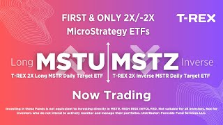 First and only 2x MSTR Exposure in the US  MSTU  MSTZ [upl. by Tanya351]