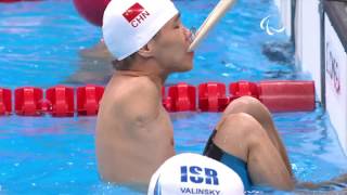 Swimming  Mens 100m Backstroke S6 heat 1  Rio 2016 Paralympic Games [upl. by Leodora]